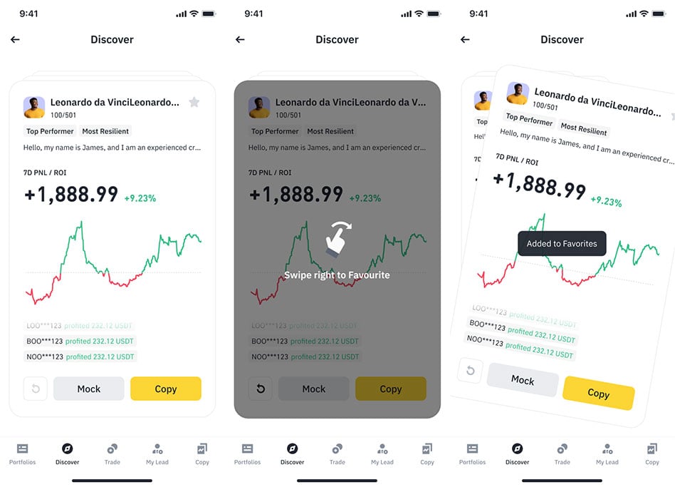 Binance Copy Trading Unveils New "Discover" Feature, the First in Crypto Market