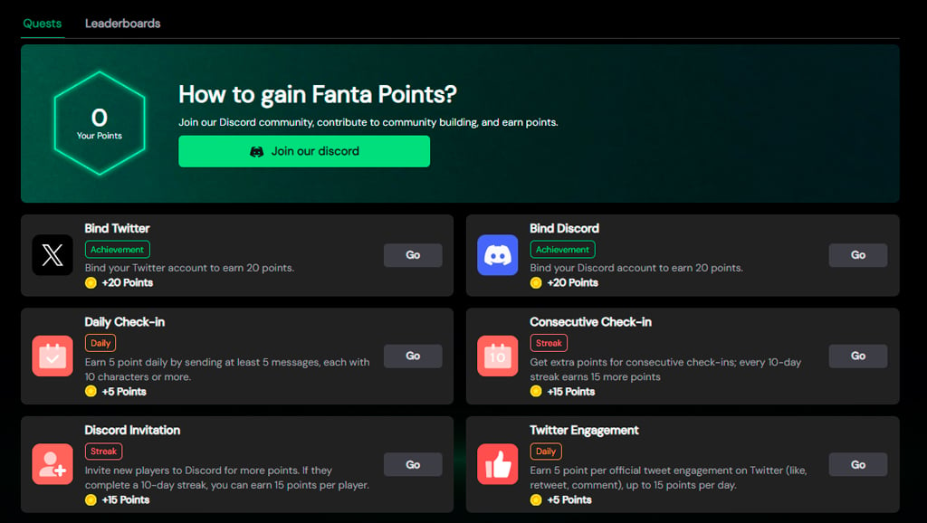 Web3 Football Fantasy Game FANTAGOAL Airdrop Interaction Guide