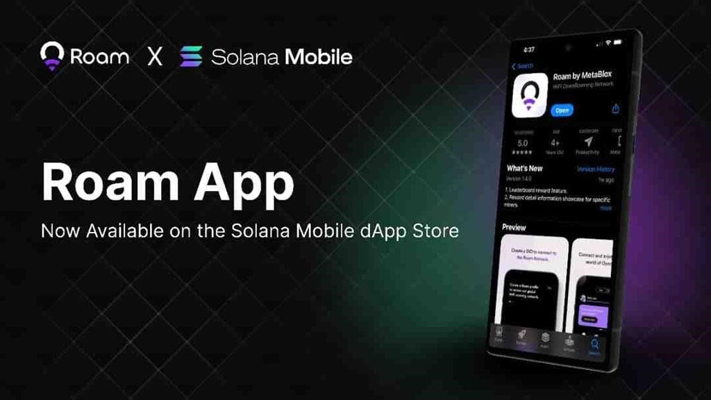 Roam Launches on the Solana Mobile and Crosses 100,000 Daily Check-Ins 