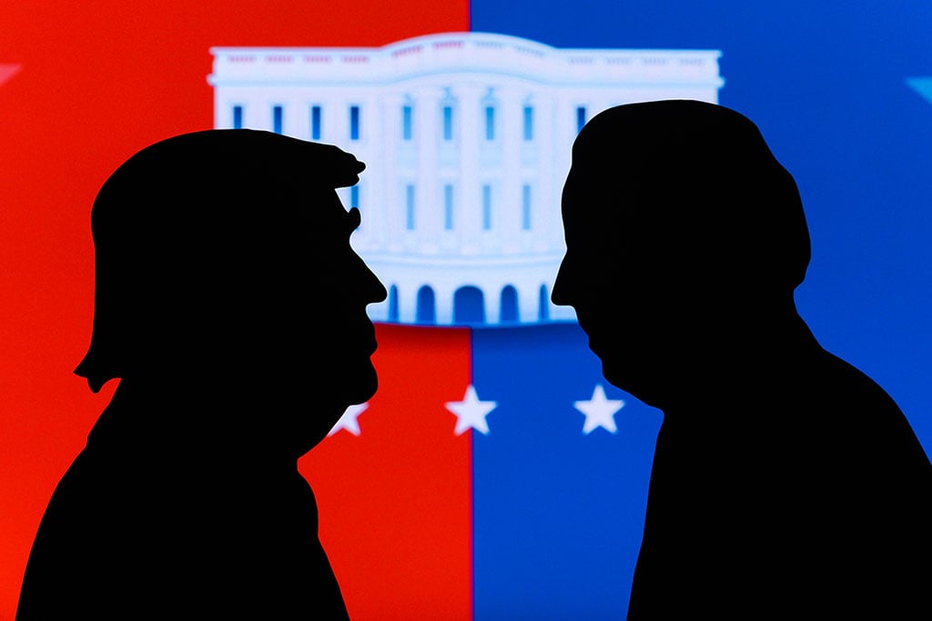 Political Meme Coins Face Volatility Ahead of Biden-Trump Debate 