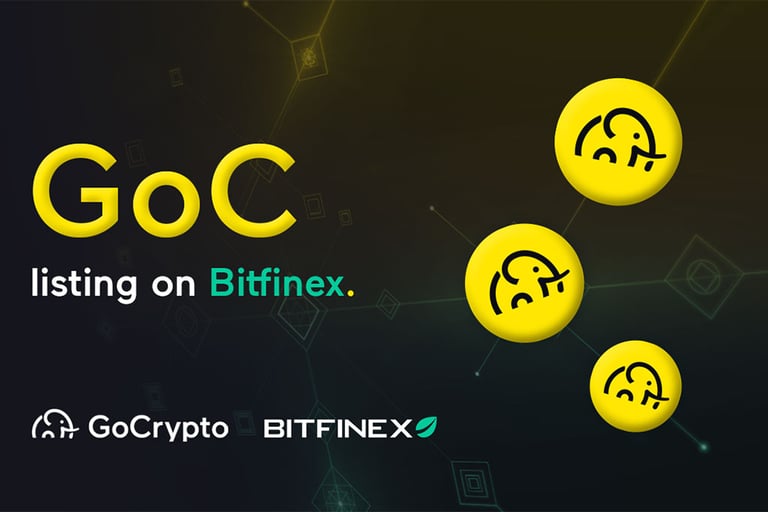 Bitfinex and GoCrypto Announce the Listing of the GoC Token