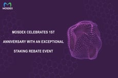 MOSDEX Celebrates 1st Anniversary with an Exceptional Staking Rebate Event