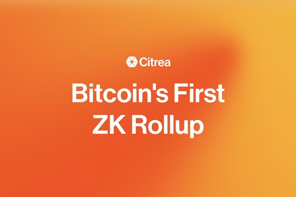 Chainway Labs’ Bitcoin Zero-Knowledge Rollup Citrea Confirms $2.7M Seed Funding