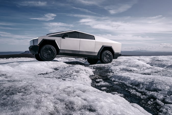 TSLA Share Price Down 2% as Tesla Holds Cybertruck Event