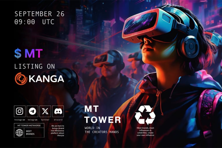 Meta Tower Embarks on a New Frontier: $MT CEX Listing on Kanga Exchange and Engagement Initiative