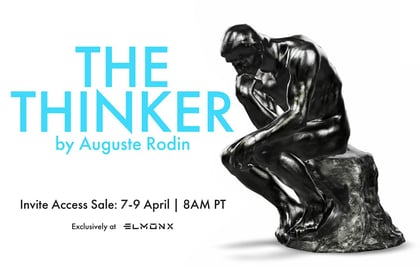 Exclusive ‘The Thinker’ NFTs to Release in 3D and Augmented Reality on ElmonX